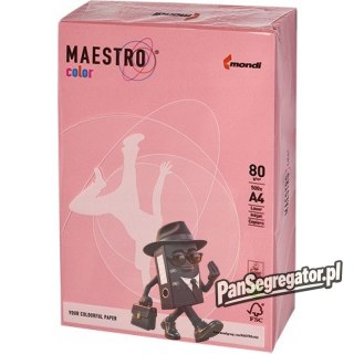 Papier ksero A4 80g MAESTRO COLOR PI25 pastel różowy