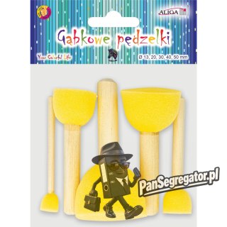 Pędzelki gąbkowe (5 szt.) PG-4392 ALIGA