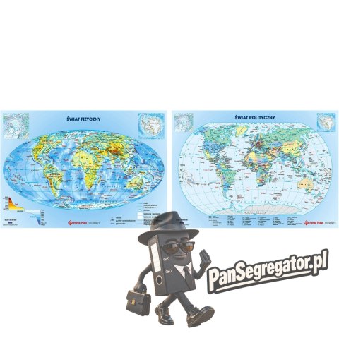 Podkład dwustronny MAPA ŚWIATA 0318-0051-99 PANTA PLAST 59x41.7