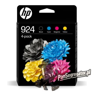 Tusz HP 924 - 4er-Pack - czarny, żółty, cyan, magenta - oryginalny - atrament