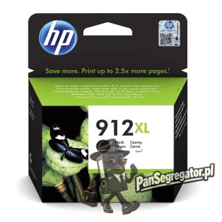 Tusz HP czarny HP 912XL, HP912XL=3YL84AE, 825 str.