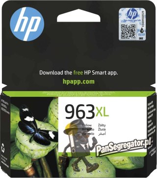Tusz HP żółty HP 963XL, HP963XL=3JA29AE, 1600 str.
