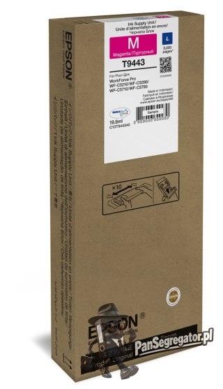 Tusze Epson WF-C5210, kolor Magenta, T944340