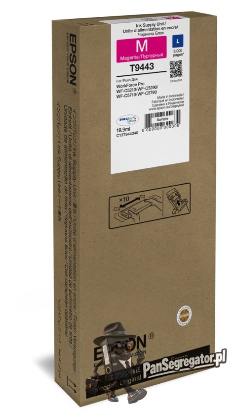 Tusze Epson WF-C5210, kolor Magenta, T944340