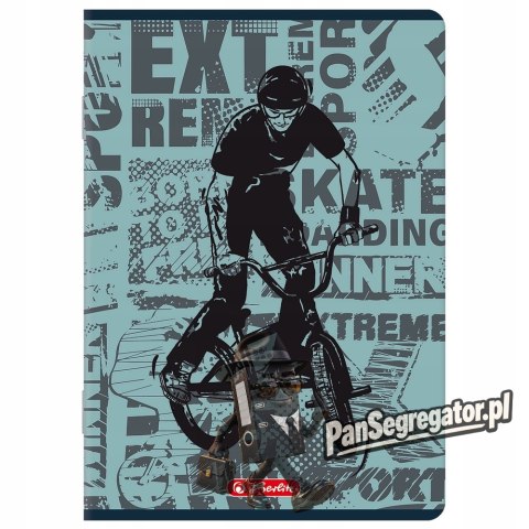 Zeszyt A5 60k kratka z marginesem mix 400206343 HERLITZ