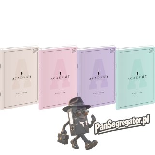 Zeszyt A5 60k linia M 90g ACADEMY PASTEL