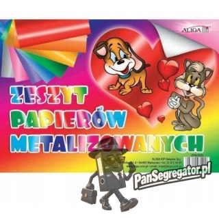 Zeszyt papierów metalizowanych B5 ZPM-2900 ALIGA