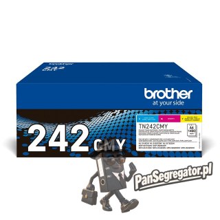 Brother TN-242CMY kaseta z tonerem 1 szt. Oryginalny Cyjan, Purpurowy, Żółty