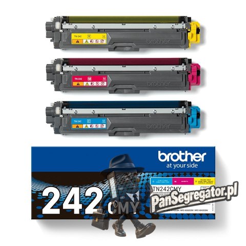 Brother TN-242CMY kaseta z tonerem 1 szt. Oryginalny Cyjan, Purpurowy, Żółty