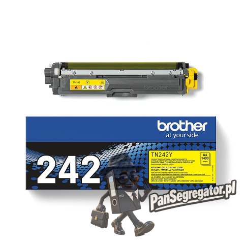 Brother TN-242Y kaseta z tonerem 1 szt. Oryginalny Żółty