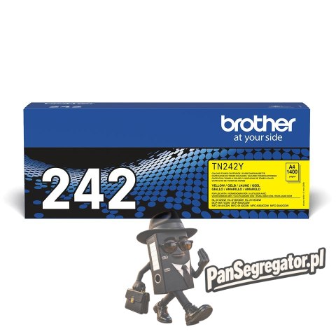Brother TN-242Y kaseta z tonerem 1 szt. Oryginalny Żółty