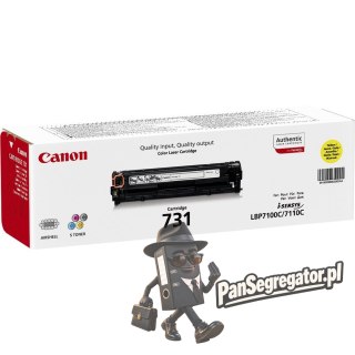 Canon 731 kaseta z tonerem 1 szt. Oryginalny Żółty