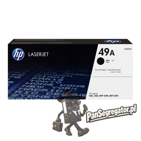 HP 49A oryginalny wkład z czarnym tonerem LaserJet
