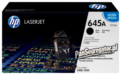 HP 645A oryginalny wkład z czarnym tonerem LaserJet