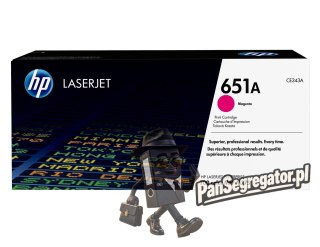 HP 651A oryginalny wkład z purpurowym tonerem LaserJet