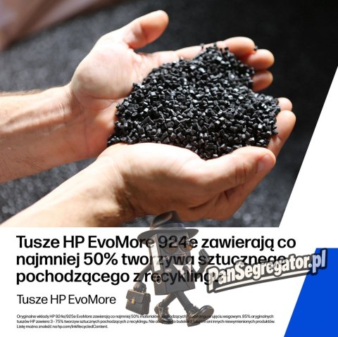 HP Oryginalny błękitny tusz 924e EvoMore