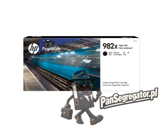 HP Oryginalny czarny wkład atramentowy 982X PageWide o dużej pojemności