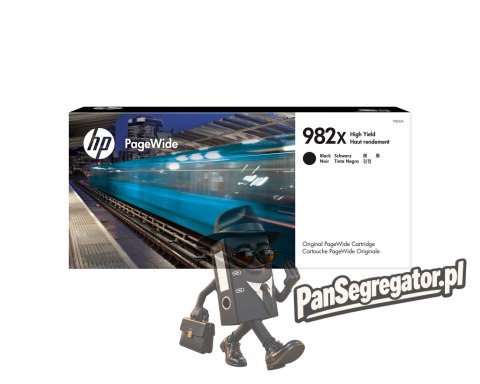 HP Oryginalny czarny wkład atramentowy 982X PageWide o dużej pojemności