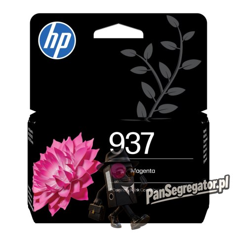 HP Oryginalny wkład z purpurowym atramentem 937