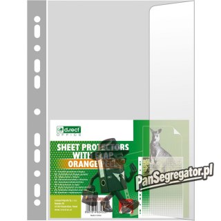 Koszulka groszkowa z klapką 100mic (10szt.) D.RECT 009145