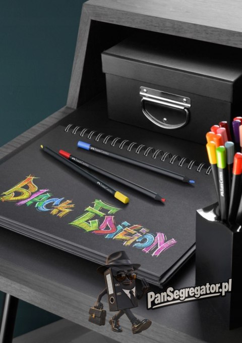 Kredki trójkatne BLACK EDITION 12kol. FABER CASTEL 116412