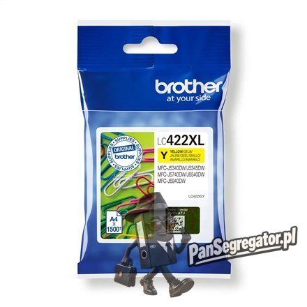 LC-422XLY INK YELLOW F./MFC-J5340/5345/5740/6540/6940DW