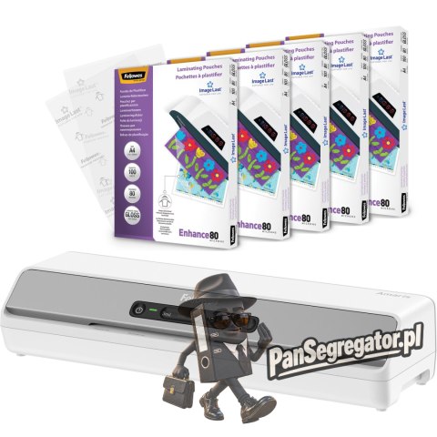 Laminator AMARIS A3 8058201 + 5 opakowań folii do laminacji ImageLast A4 5306114 FELLOWES