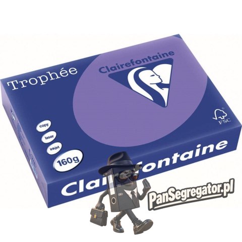 Papier ksero A4 160g TROPHEE 250ark fioletowy XCA41018
