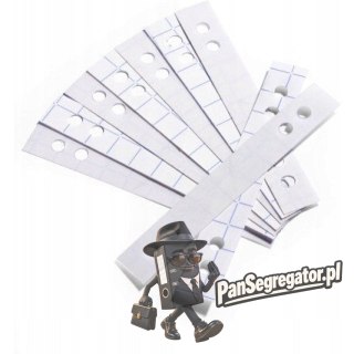 Paski samoprzylepne wzmacniające (50) przezroczyste 807819 DURABLE