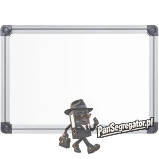 Tablica suchościeralna-magnetyczna 80x50 r.aluminiowa WIELKOR