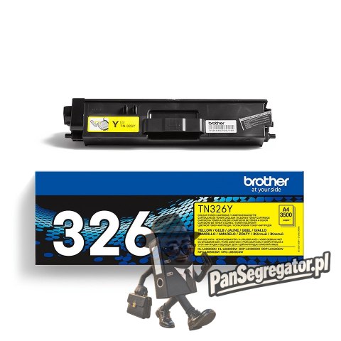 Toner Brother żółty TN326Y=TN-326Y, 3500 str.