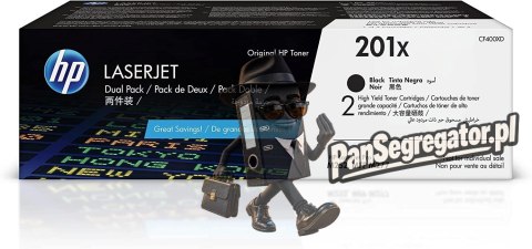 Toner HP zestaw HP 201X, HP201X=CF400XD, 2800 str.