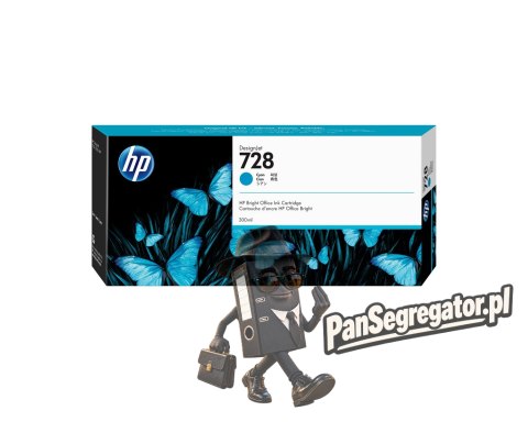 Tusz HP niebieski HP 728, HP728=F9K17A, 300 ml