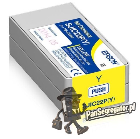 Wkład EPSON SJIC22P(Y) - żółty
