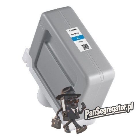 Zbiornik z atramentem Canon PFI-1300 C - błękitny - oryginalny
