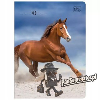 Zeszyt A5 16k linia 70g UV Wild Horses INTERDRUK