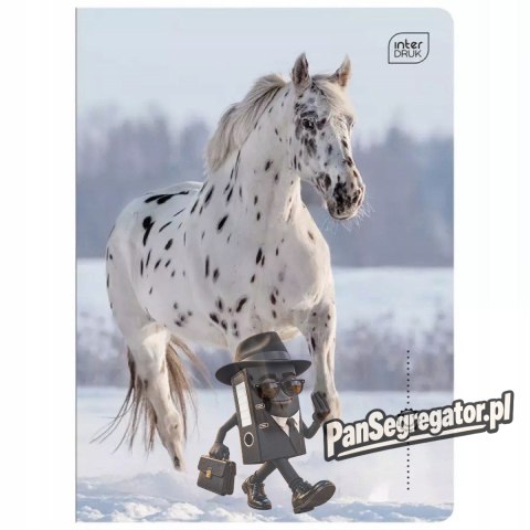 Zeszyt A5 16k linia 70g UV Wild Horses INTERDRUK