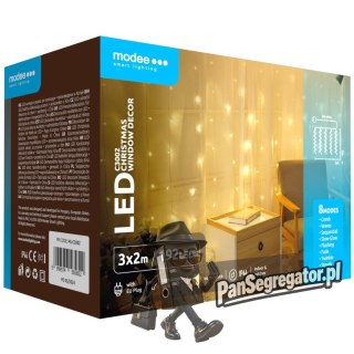 Kurtyna LED MODEE 3x2m ciepła barwa 192LED ML-C3002