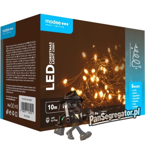 Lampki choinkowe MODEE 10m ciepła barwa 100LED ML-C2001