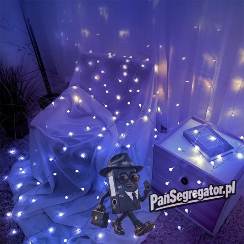 Lampki choinkowe kulki MODEE 10m zimna barwa 100LED ML-C2010