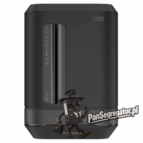 Niszczarka LX 220 czarna mini cut 5502601 FELLOWES